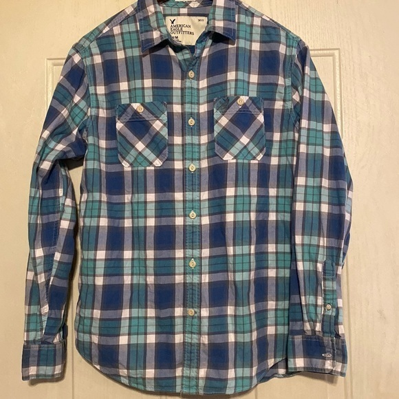 American Eagle Outfitters Other - American Eagle outfitters athletic‎ fit plaid button down shirt